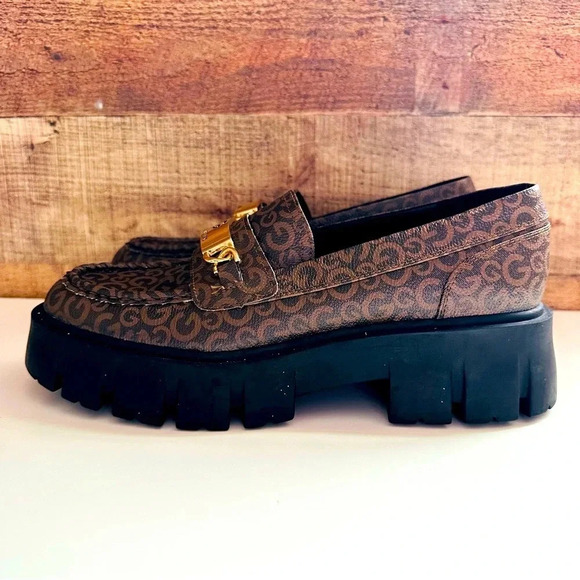 NWOT G by Guess Signature Chunky Loafers - Picture 3 of 6